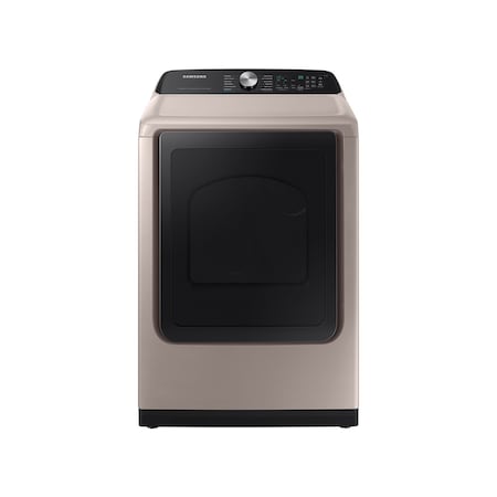 Samsung Smart Gas Dryer with Wi-Fi and Steam Sanitize+ in Champagne, 7.4 cu. ft. DVG52A5500C